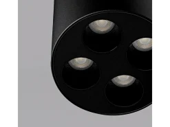 Sollux Lighting Lámparas De Techo Zoe Minimalista De Aluminio - 4 Fuentes Luminosas - L.7,2 X A.8,3 Cm - Negro Discount