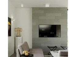 Sollux Lighting Plafón-Lámparas de techo Zorbo moderno de aluminio - 1 fuentes luminosas 4000K - L.10 x A.10 cm - Blanco