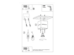 Clearance Sollux Lighting Lámparas de techo Zorbo moderno de aluminio - 1 fuentes luminosas 4000K - L.10 x A.10 cm - Gris