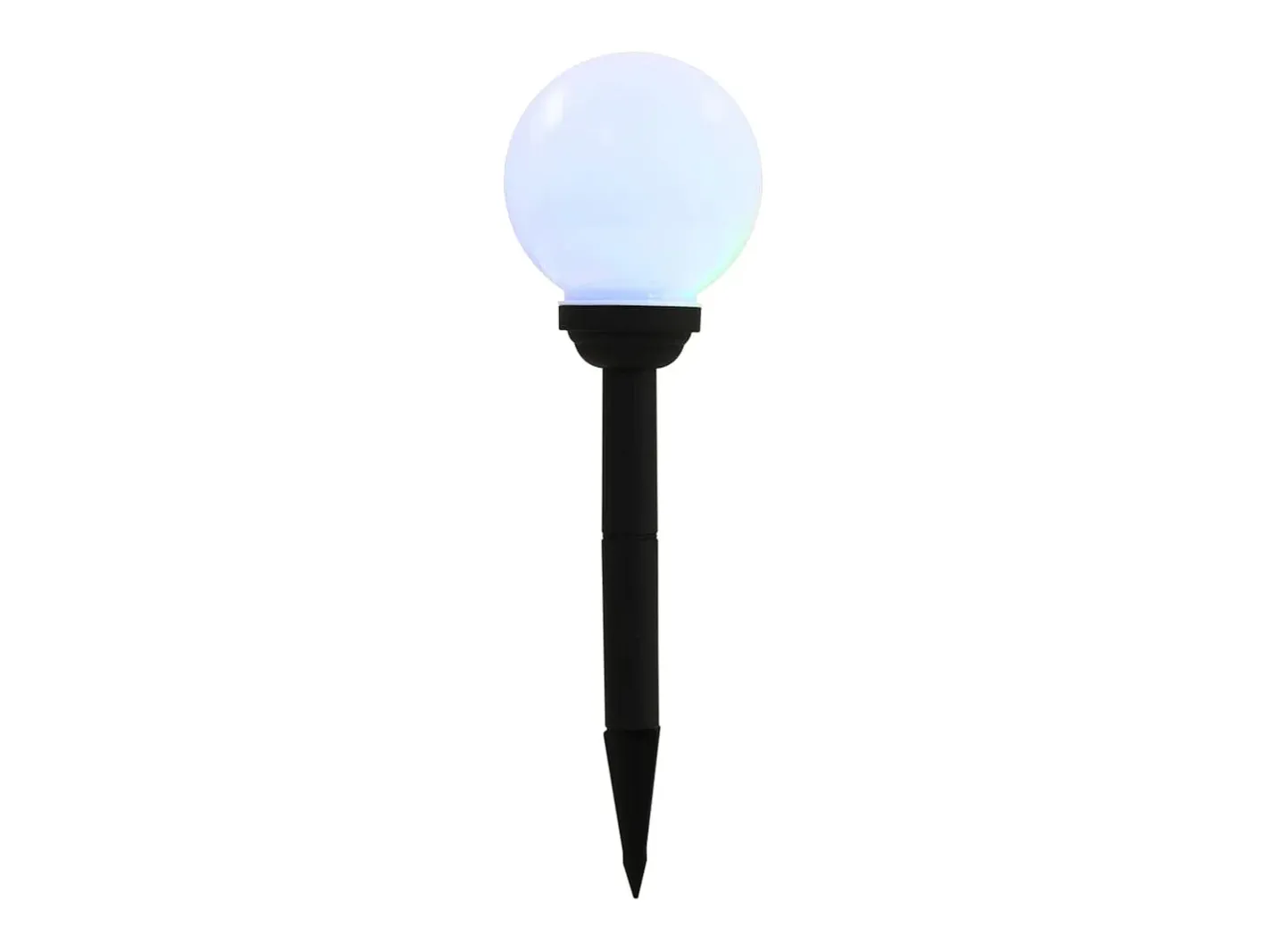 Lámparas solares esféricas de exterior 4 uds LED RGB 15 cm ES291450 Blanco Outlet