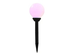 Clearance Lámparas solares esféricas de exterior 8 uds LED RGB 15 cm ES249294 Blanco