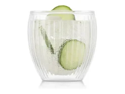 Clearance Bodum Lote 2 Vasos Doble Pared 20cl Pavina Rayados