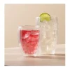 Bodum Vaso-Lote 2 Vasos Doble Pared 32cl Pavina Rayados - Set 2 Vasos 12249-10