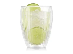 Bodum Vaso-Lote 2 Vasos Doble Pared 32cl Pavina Rayados - Set 2 Vasos 12249-10