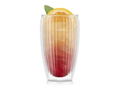 Bodum Lote 2 Vasos Doble Pared 45cl Pavina Rayados