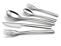 Amefa Lote de 48 tenedores para pasteles/tapas reutilizables y reciclables Slim2 de New