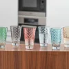 Online Leonardo Lote de 6 vasos de colores 300ml multicolor