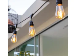 Lumisky Luces de cadena E27 10M MAFY Negro Clearance