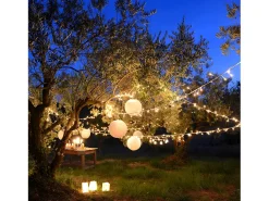 Lumisky Guirnalda Luminosa-Luces solares de cadena 400LED YOGY Negro