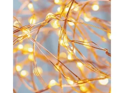 Discount Lumisky Luces solares de cadena 100LED SKINNY Cobrizo
