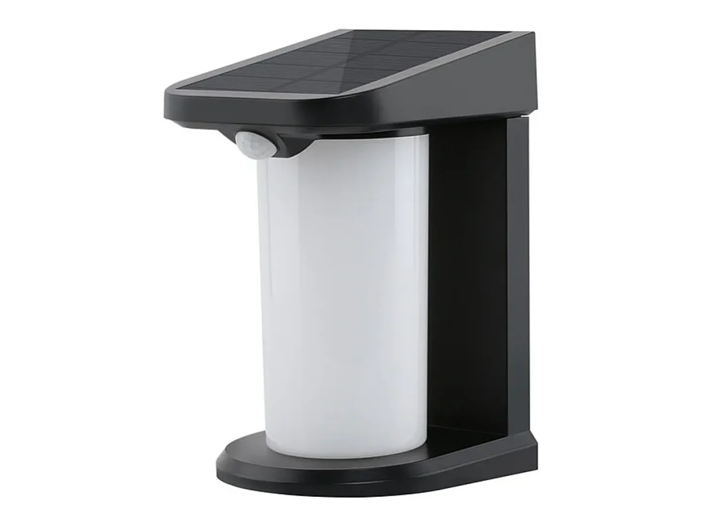 NETTLIFE Luces solares para exteriores con sensor de movimiento - 2 luces solares de pared para exteriores 2 modos 3000 K Negro