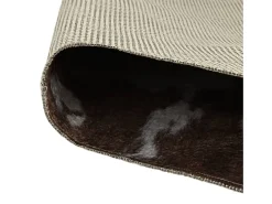Clearance Garden Furniture Luut Alfombra lavable antideslizante vaca marrón y 120x170 cm Blanco