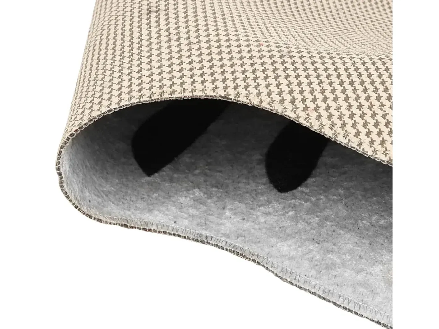 Garden Furniture Alfombra De Salón-Luut Alfombra lavable antideslizante cebra y negro 120x170 cm Blanco