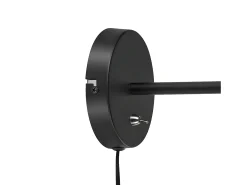 Markslojd Aplique Para Pared-Luz de pared de metal máxima Negro