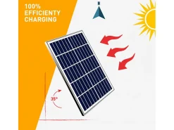 AHD Luz Solar exterior de 300W LED portátil 3000 lúmenes teledirigidos Inluminatio L Multicolor Best