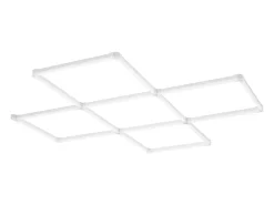 Luzes de Garage SucceBuy Cuadradas a LED 22 000 lm 5 Rejas para Iluminación de Detalle de Auto Blanco Sale