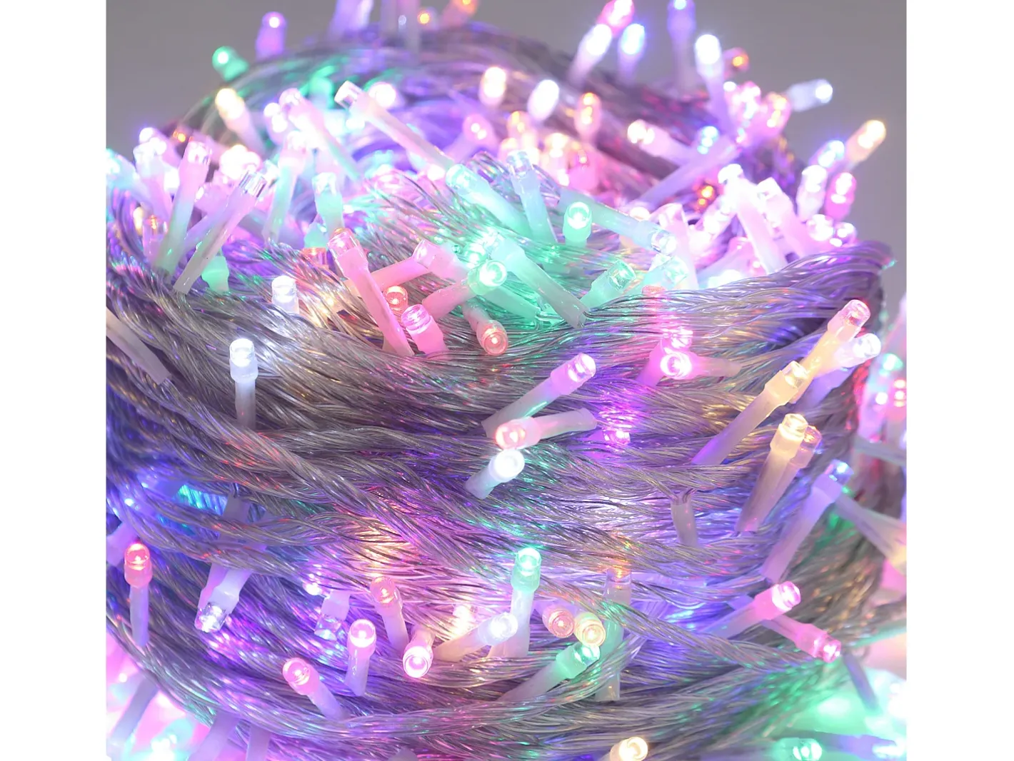 Guirnalda Luminosa-100M 600 LED Guirlande lumineuse Carnaval Mariage Extérieur Intérieur Jardin Éclairage, Multicolore Blanco
