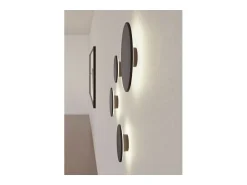 Aplique Para Pared-Mac Mini Wall Corten - Aplique LED de pared de 6 W con interruptor CCT 2700K/3200K/4000K en aluminio, aplique de pared de 360 grados - Beneito & Faure Marru00f3n