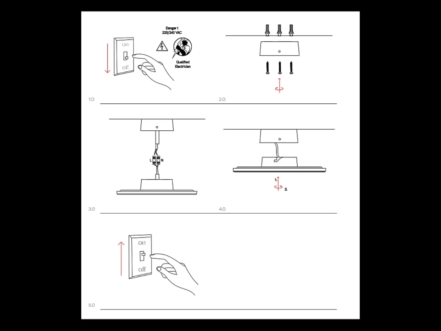 Aplique Para Pared-Mac Mini Wall Corten - Aplique LED de pared de 6 W con interruptor CCT 2700K/3200K/4000K en aluminio, aplique de pared de 360 grados - Beneito & Faure Marru00f3n