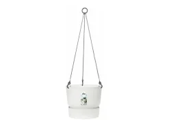 Best ELHO Maceta colgante exterior Ø 24 x Alto 20 cm - Blanco