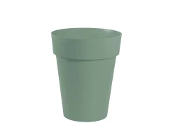 EDA Maceta de plástico Toscana laurel Ø 44 cm - Resistente a los golpes - Uso interior y exterior Verde Best
