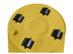 Outlet ELHO Maceta LOFT URBAN Redonda - Plástico - Perforada - Tanque - Con Ruedas - Ø 50 - Ocre Amarillo