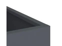 Maceta para Jardín | Jardinera | Macetero Antracita Acero laminado en frío Gris New