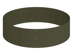 Hot Maceta para Jardín | Jardinera | Macetero oliva 120 x 120 x 20 cm Acero Verde