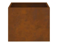 Online Maceta para Jardín | Jardinera | Macetero Marrón 50 x 32 x 40 cm Acero Envejecido Marru00f3n