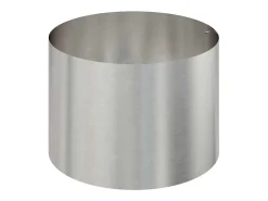 Clearance Maceta para Jardín | Jardinera | Macetero 90 x 90 x 20 cm Acero inoxidable Plateado