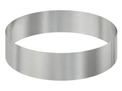 Clearance Maceta para Jardín | Jardinera | Macetero 90 x 90 x 20 cm Acero inoxidable Plateado