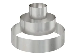 Clearance Maceta para Jardín | Jardinera | Macetero 90 x 90 x 20 cm Acero inoxidable Plateado