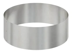 Clearance Maceta para Jardín | Jardinera | Macetero 90 x 90 x 20 cm Acero inoxidable Plateado