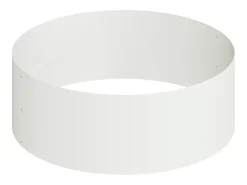 Clearance Maceta para Jardín | Jardinera | Macetero 90 x 90 x 20 cm Acero Blanco