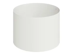 Clearance Maceta para Jardín | Jardinera | Macetero 90 x 90 x 20 cm Acero Blanco