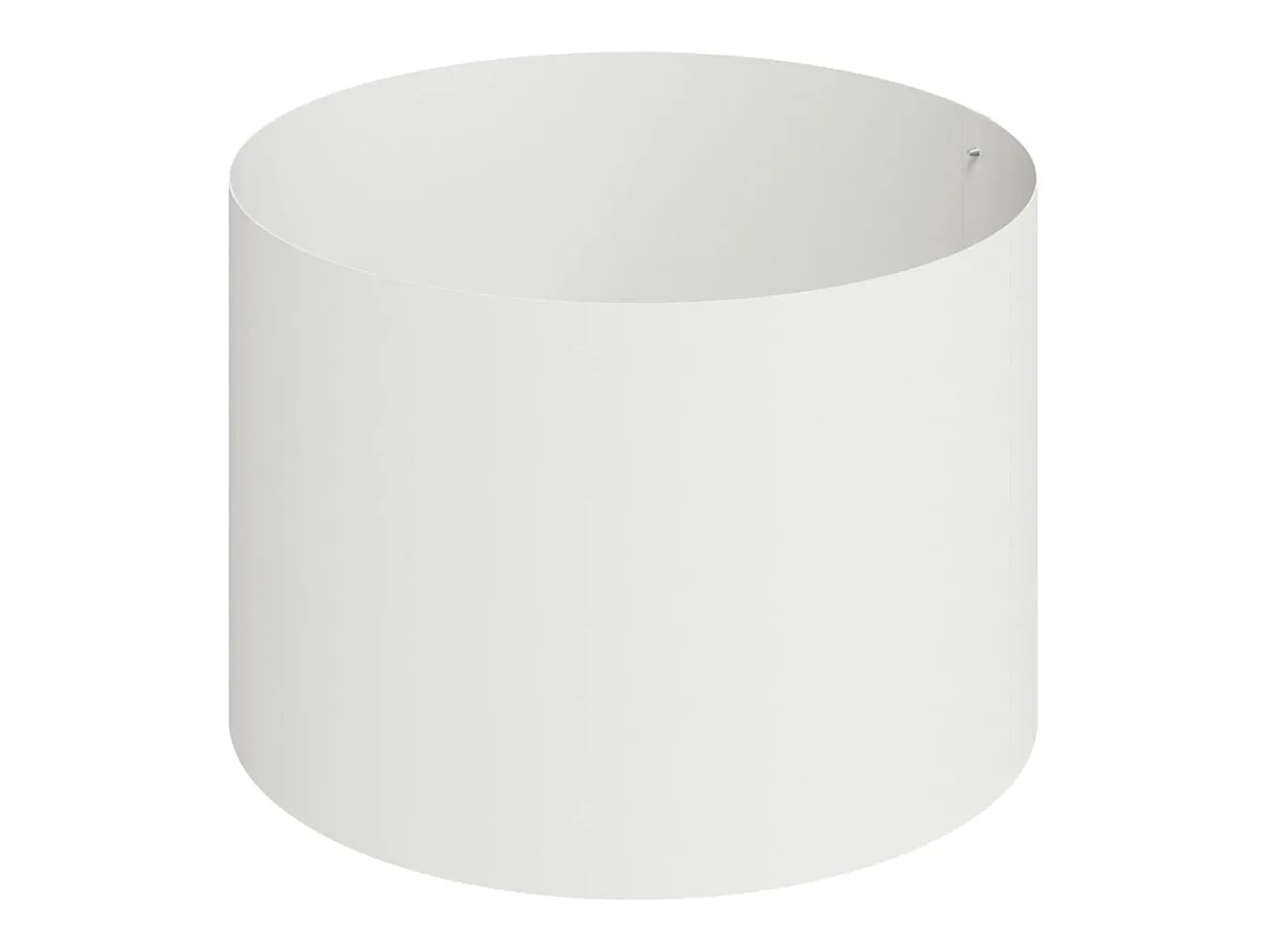 Clearance Maceta para Jardín | Jardinera | Macetero 90 x 90 x 20 cm Acero Blanco