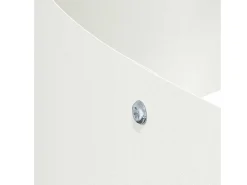 Clearance Maceta para Jardín | Jardinera | Macetero 90 x 90 x 20 cm Acero Blanco