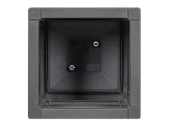 Discount Maceta para Jardín | Jardinera | Macetero Antracita 36 x 36 x 35 cm Polipropileno Gris
