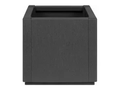 Discount Maceta para Jardín | Jardinera | Macetero Antracita 36 x 36 x 35 cm Polipropileno Gris