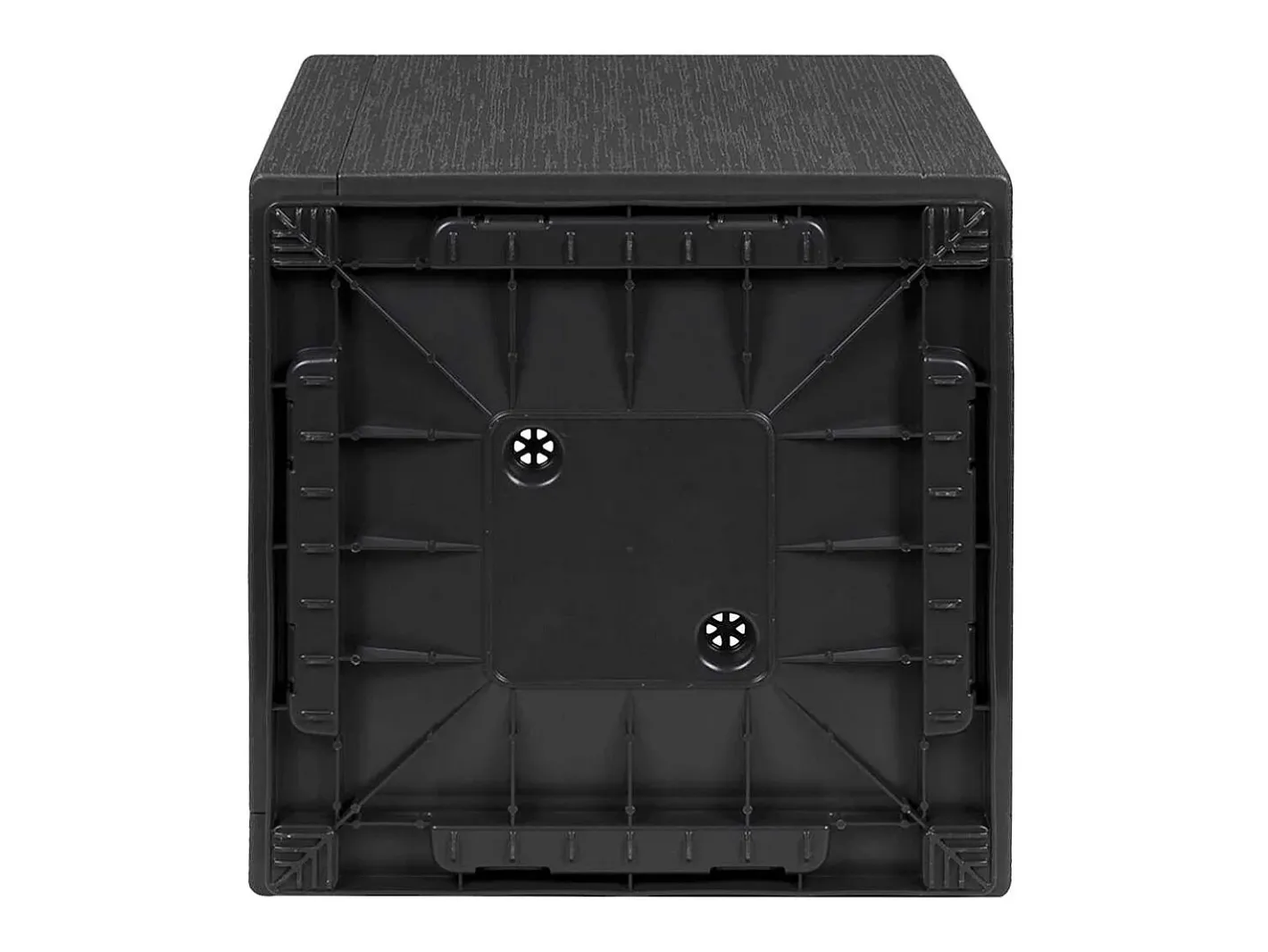 Discount Maceta para Jardín | Jardinera | Macetero Antracita 36 x 36 x 35 cm Polipropileno Gris