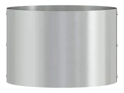 Maceta para Jardín | Jardinera | Macetero 30 x 30 x 20 cm Acero galvanizado Plateado Online