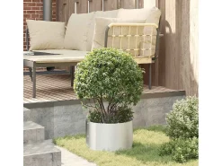 Maceta para Jardín | Jardinera | Macetero 30 x 30 x 20 cm Acero galvanizado Plateado Online