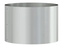 Maceta para Jardín | Jardinera | Macetero 30 x 30 x 20 cm Acero galvanizado Plateado Online