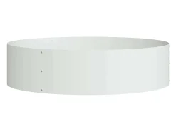 Maceta para Jardín | Jardinera | Macetero 80 x 80 x 20 cm Acero Blanco New