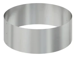 Maceta para Jardín | Jardinera | Macetero 90 x 90 x 20 cm Acero galvanizado Plateado Sale
