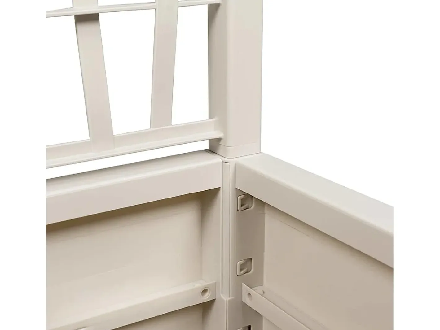 Best Maceta para Jardín | Jardinera | Macetero 36 x 36 x 140 cm Polipropileno Blanco
