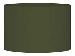 Best Maceta para Jardín | Jardinera | Macetero oliva 30 x 30 x 20 cm Acero Verde