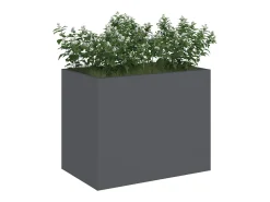Macetero-Maceta para Jardín | Jardinera | Macetero Antracita Acero laminado en frío Gris