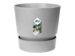 Clearance ELHO Maceta redonda 40 - Exterior Ø 39 x 36,8 cm - Living hormigón Gris