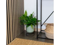 Macetero MOA Vinthera con asa acero claro Ø18x39 cm Verde Sale
